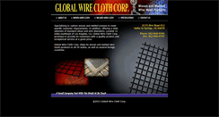 Desktop Screenshot of globalwirecloth.net